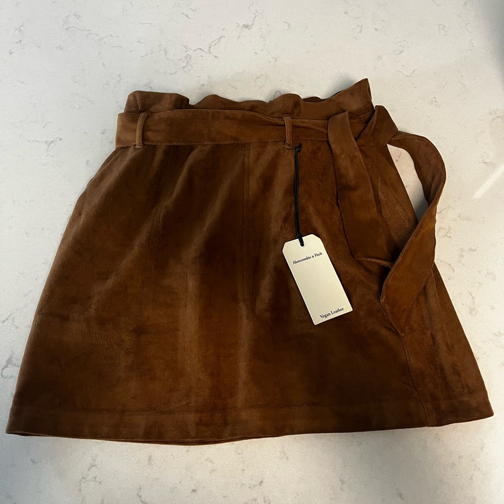 Abercrombie & Fitch suede skirt